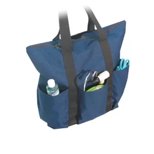 3-pocket Tote, Navy- 1 Each