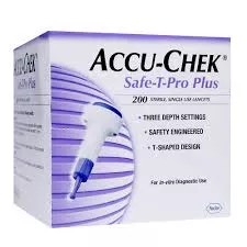 Accu-chek Safe-t-pro Plus Lancet (200 Count)- Box of 200