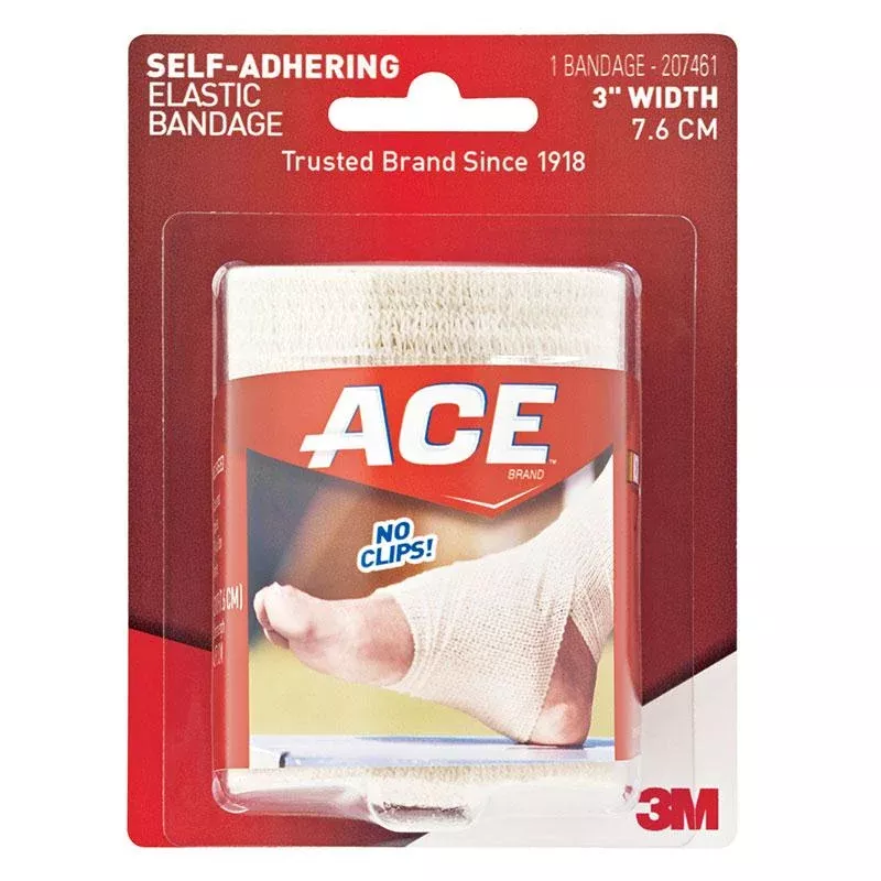 Ace Self-adhering Bandage 3" X 4-1/5'- 1 Each