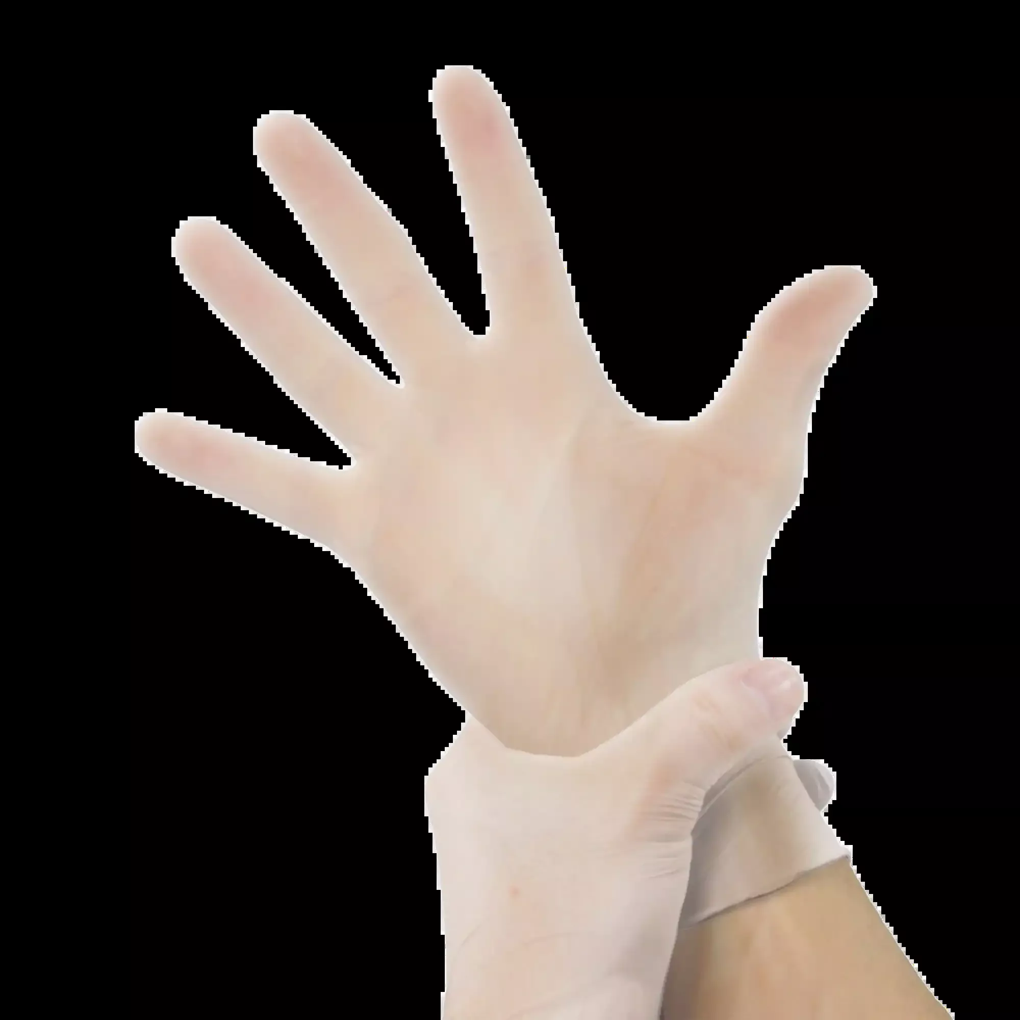 Adenna VPF Vinyl Exam Gloves Medium 100/Box. PF