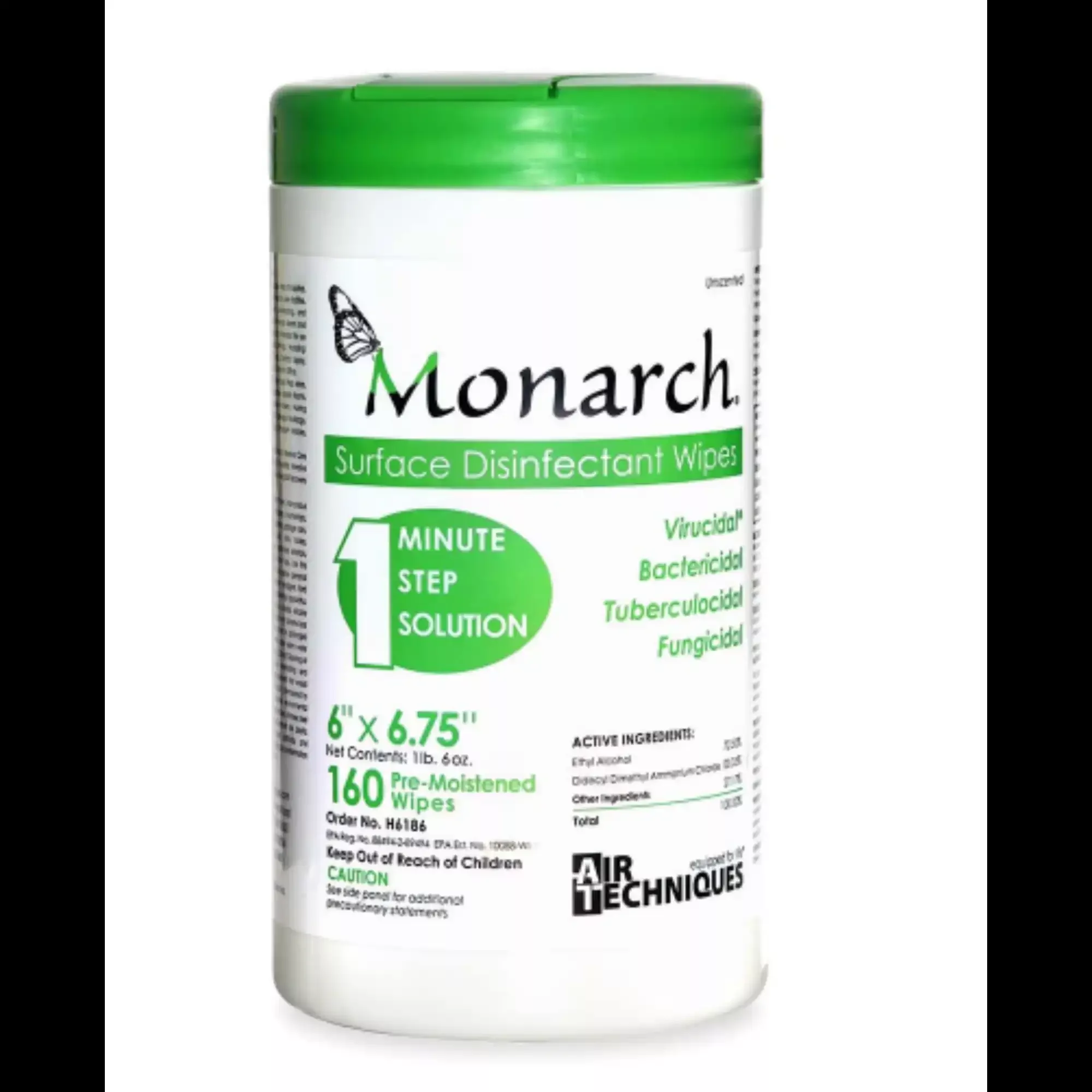 Air Techniques - Disinfectant Wipes (160 ea. 6? x 6.75?)