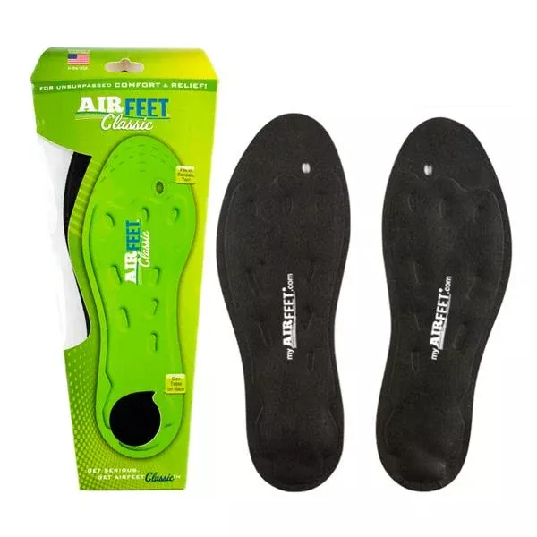 Airfeet Classic Black Insoles, Size 1s, Pair- 1 Each
