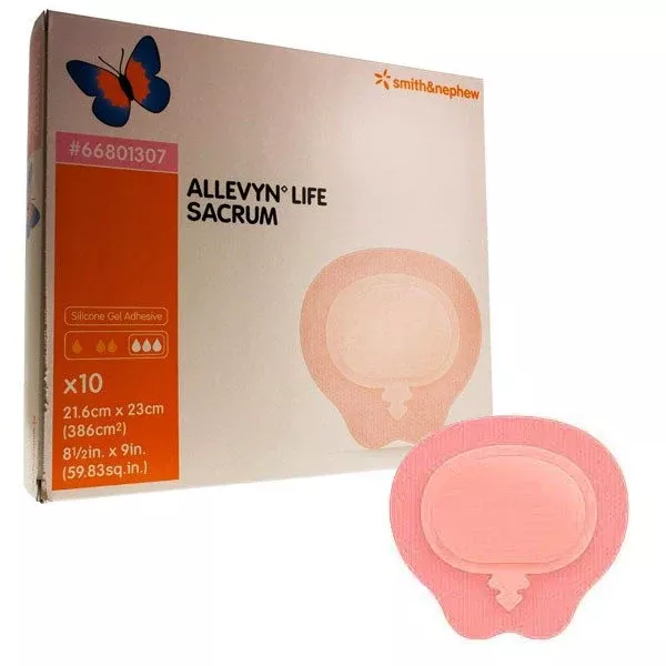 Allevyn Life Foam Dressing, 8-1/2" X 9", Sterile- 1 Each
