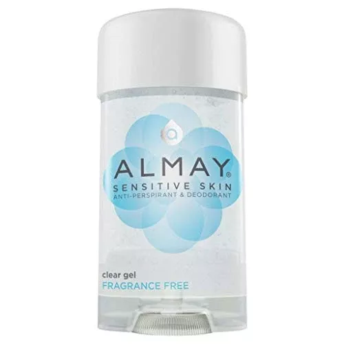 Almay Deodorant - Hypoallergenic Protection for Sensitive Skin, Fragrance-Free - 2.25 Oz