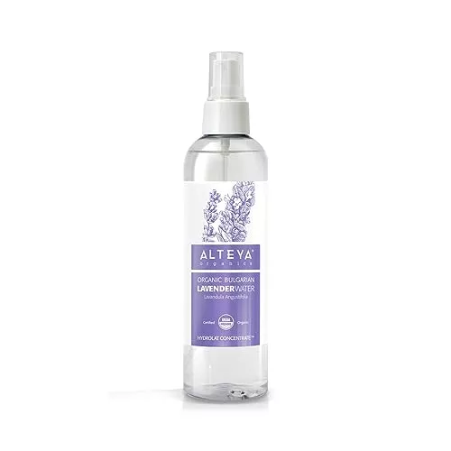 Alteya Organics Lavender Water Facial Toner - USDA Certified Organic, Therapeutic, 8.5 Fl Oz