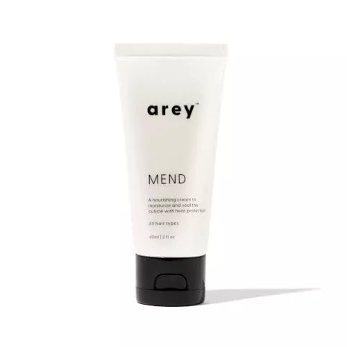 Arey Mend Heat Protectant Leave-In Conditioner - Reduces Breakage, Detangles, Vegan - 2 Fl Oz