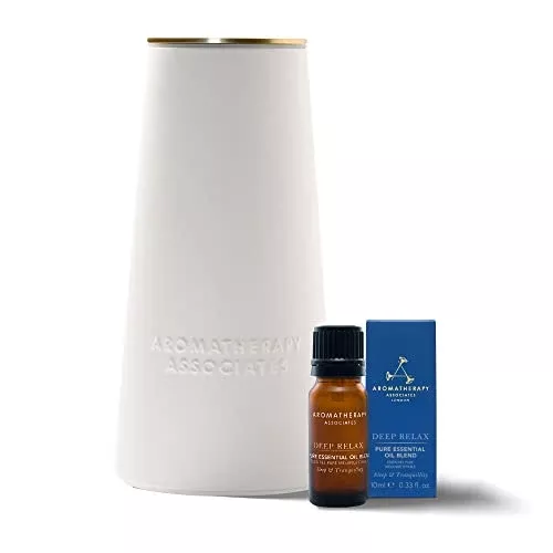 Aromatherapy Associates Atomizer - Portable Essential Oil Diffuser with Deep Relax Blend - .33oz