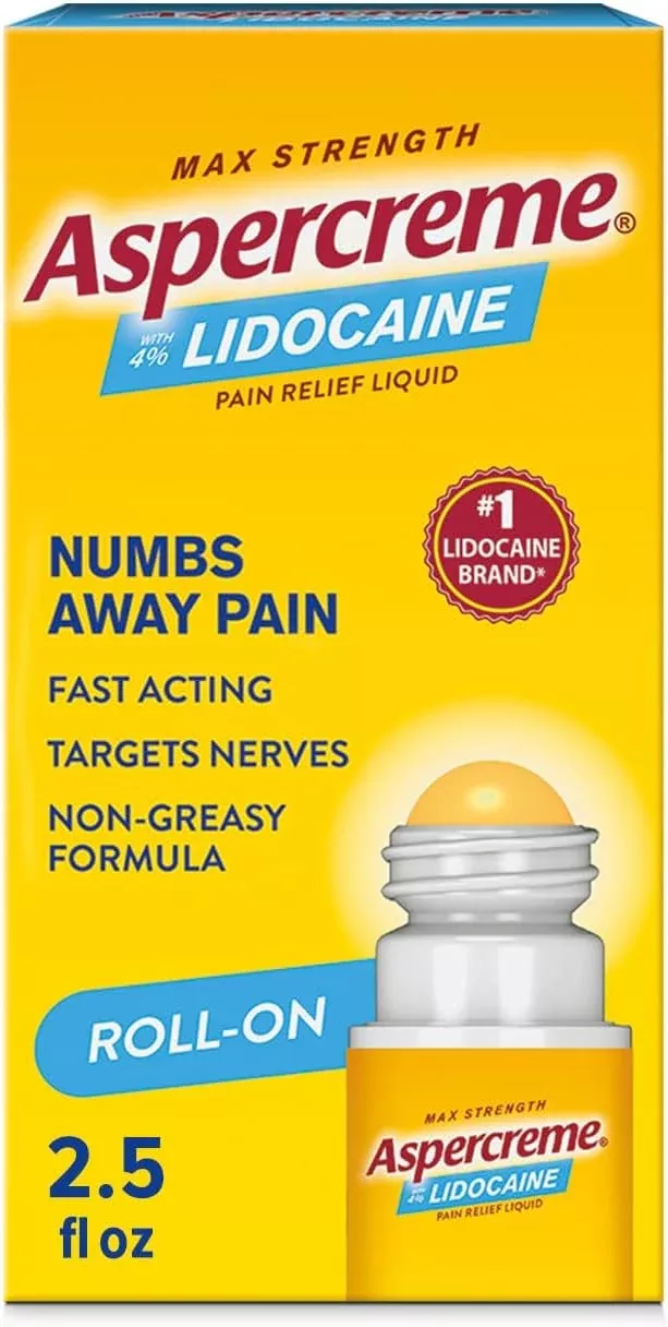 Aspercreme No Mess Roll-on With Lidocaine, 2.5 Fl. Oz.- 1 Each