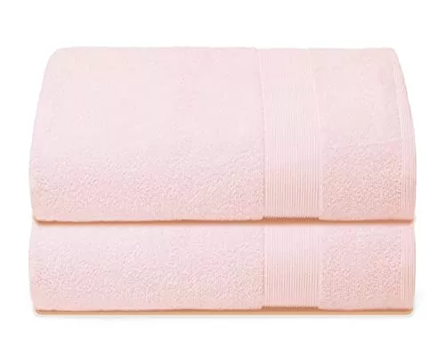 Belizzi Home Bath Sheet Set - Ultra Soft, Highly Absorbent, 100% Pure Cotton - 2 Pack 35x70