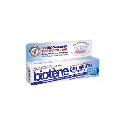 Biot?ne Toothpaste, Fresh Mint Original, Gentle Formula, 4.3 oz. tube, 6/pkg, 2 pkg/cs (12 tubes total)