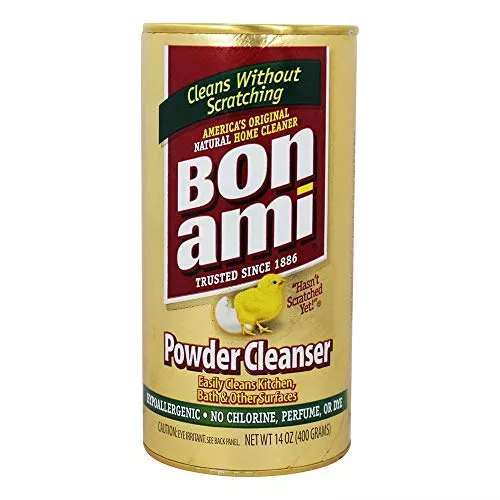 BON AMI All Purpose Cleaner - Natural Powder, Effective for Kitchen & Bath - 14 oz.
