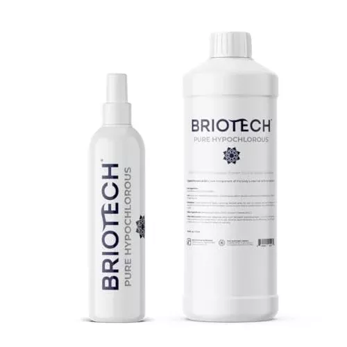 BRIOTECH Multi-Surface Cleaner - Soothing, Pet Friendly, Minimal Ingredients - 8oz & 33.8oz Bundle
