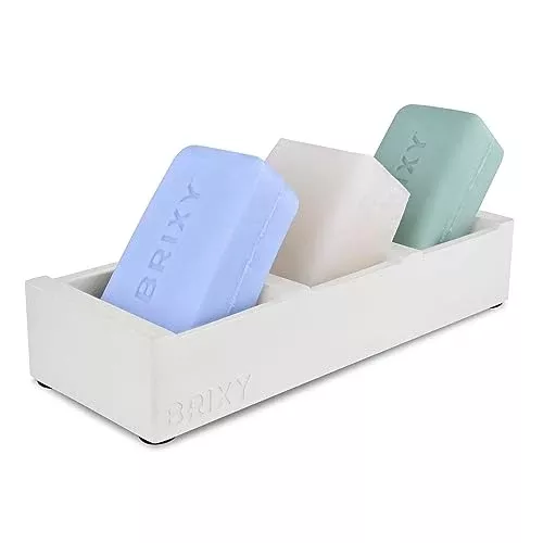 BRIXY Shower Bundle - Hydrating Bar Shampoo & Conditioner Set, Vegan, Plastic-Free - 4 Bars