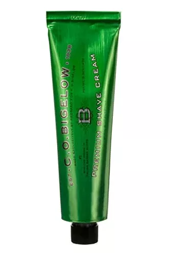 C.O. Bigelow Shaving Cream - Soothes Razor Burn, Moisturizes with Coconut & Eucalyptus - 5.2oz