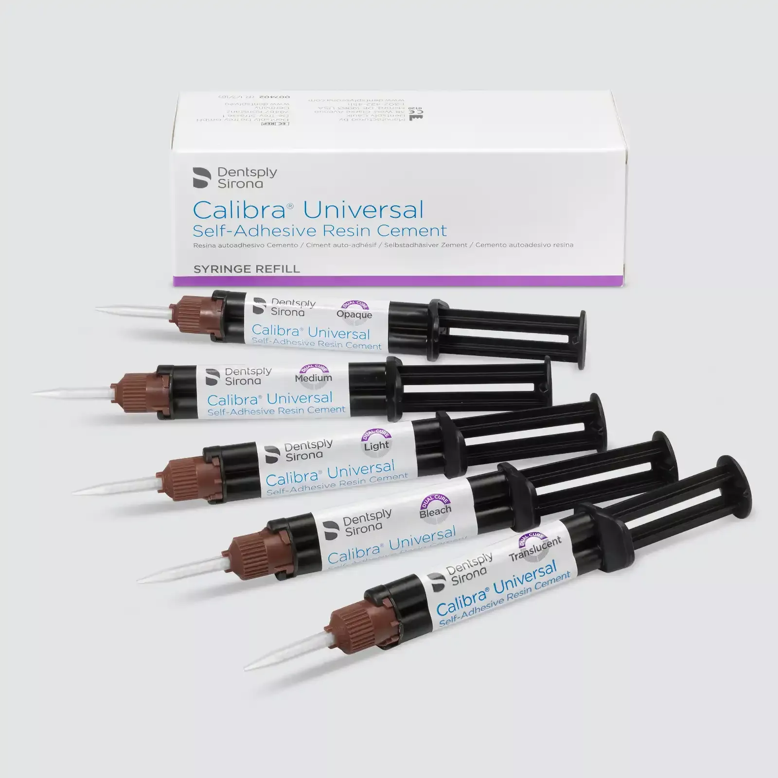 Calibra Universal Cement Syringe Refill Translucent 2 x 4.5gm