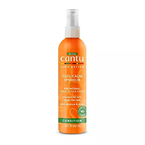 Cantu Hair Detangler - Softens & Hydrates Natural Curls, No Harsh Ingredients - 8 fl oz