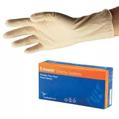 Cardinal Health Clear Vinyl Exam Gloves,x- Large, Dinp-free- Box of 130