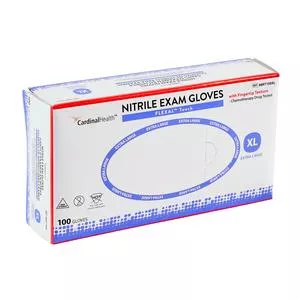 Cardinal Health Flexal Touch Nitrile Exam Gloves, Powder-free, X-large - 3.1 Mil- Box of 100