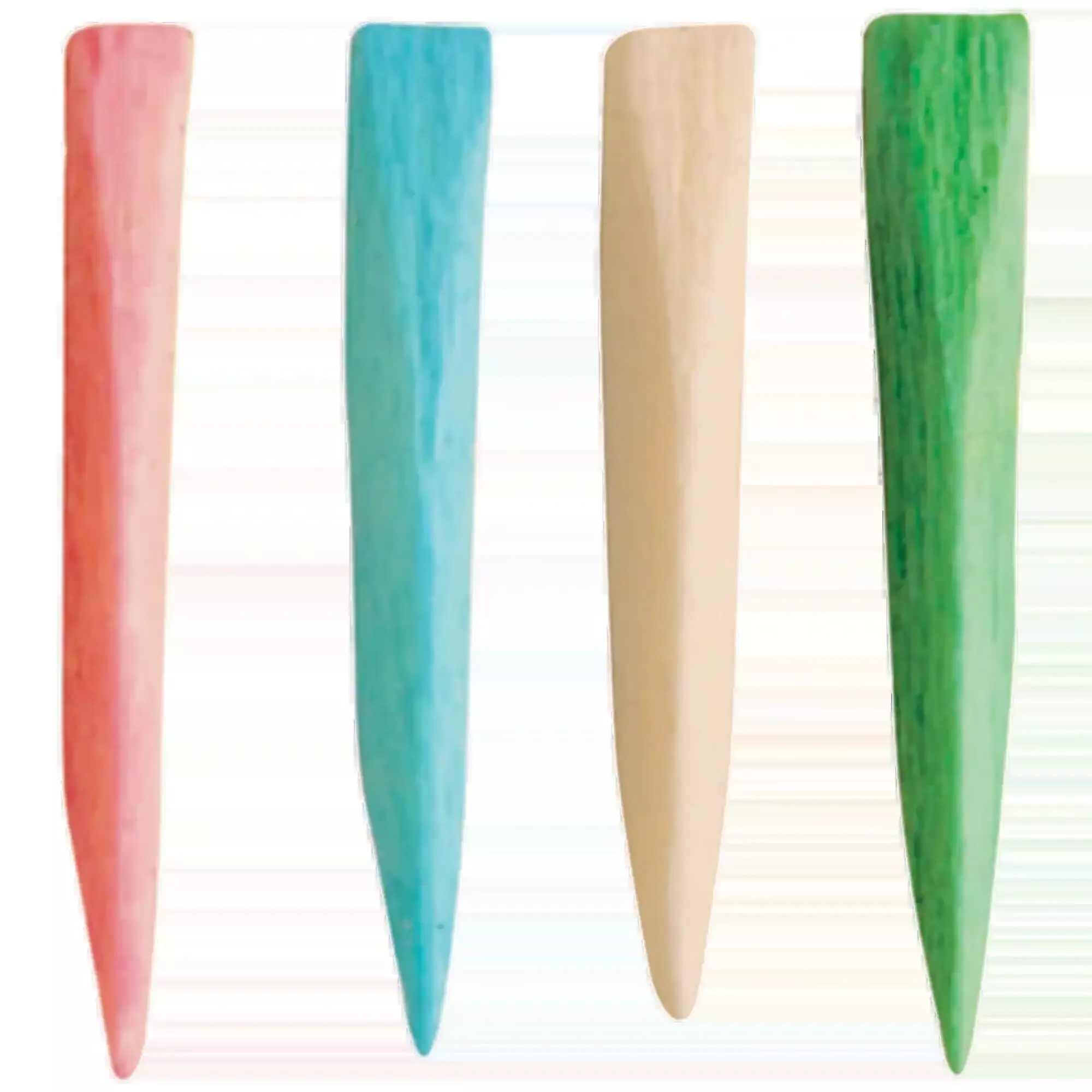 Clinicians Choice - Contoured Wood Wedges Assorted Starter Kit - 400 wedges (150 - 11mm, 100-12mm, 100 -13 mm, 50- 15 mm)