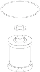 COALESCING FILTER ELEMENT CMK005