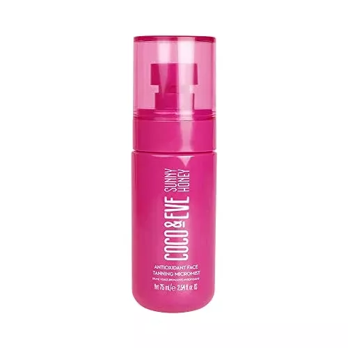 Coco & Eve Self Tanner Mist - Boosts Hydration, Antioxidants, Tropical Scent - 2.54 fl oz