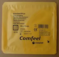 Comfeel Plus Hydrocolloid Dressing 4" X 4"- 1 Each