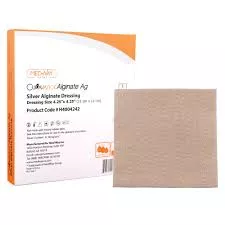 Curavance Silver Alginate Dressing Pad, 4.25" X 4.25".- 1 Each