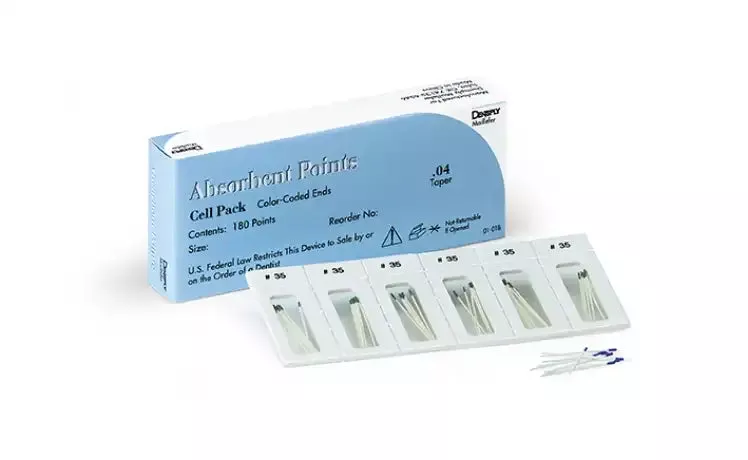 Dentsply - Absorbent Paper Points Sterile 180/Pk Coarse