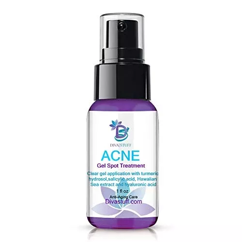 Diva Stuff Acne Treatment Kit - Fast-Acting Blemish Relief, Hydrating Ingredients - 1oz