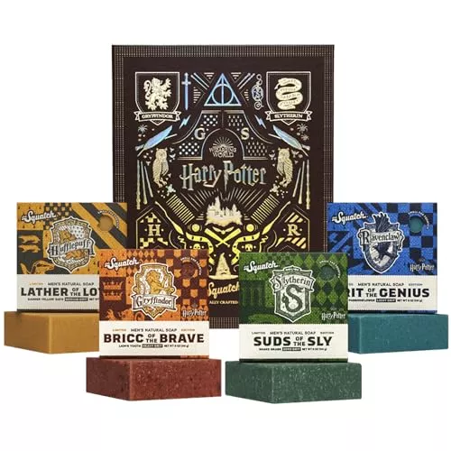 Dr. Squatch Soap Set - Natural Ingredients, Inspired by Harry Potter - 4 Bar Bundle