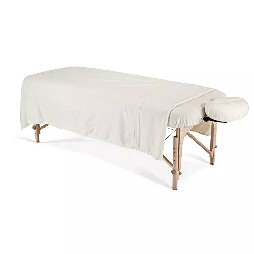 EARTHLITE DURA-LUXE Flannel Fitted Sheet Set - Soft, Durable, Pre-Shrunk Cotton, 3-Piece