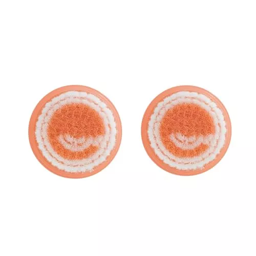 EcoTools Mini Facial Cleansing Brush - Exfoliates, Boosts Collagen, Vegan, 2 Count