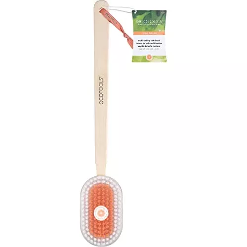 EcoTools Multi-Tasking Bath Brush - Gentle Exfoliation, Citrus Infused Bristles - 1 Count