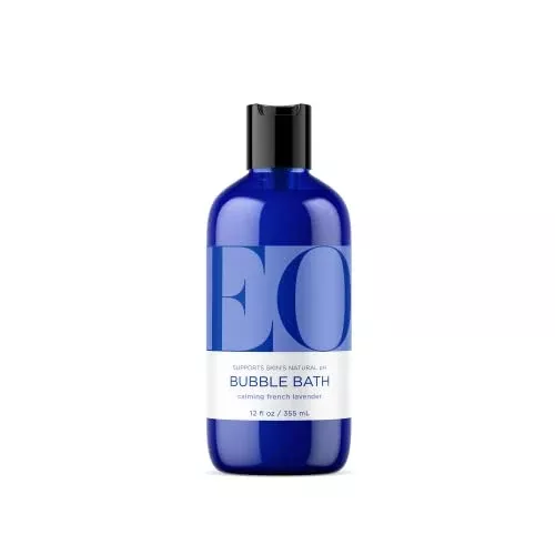 EO Bubble Bath - Long-Lasting Bubbles, Aromatic Lavender, Organic Plant-Based - 12oz