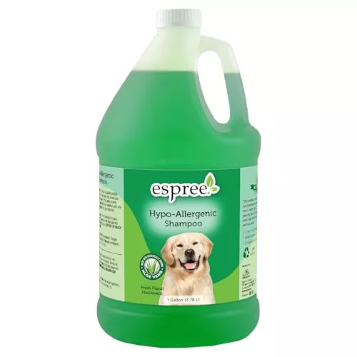 Espree Pet Shampoo - Gentle Tearless Formula, Perfect for Sensitive Skin - 1 Gallon