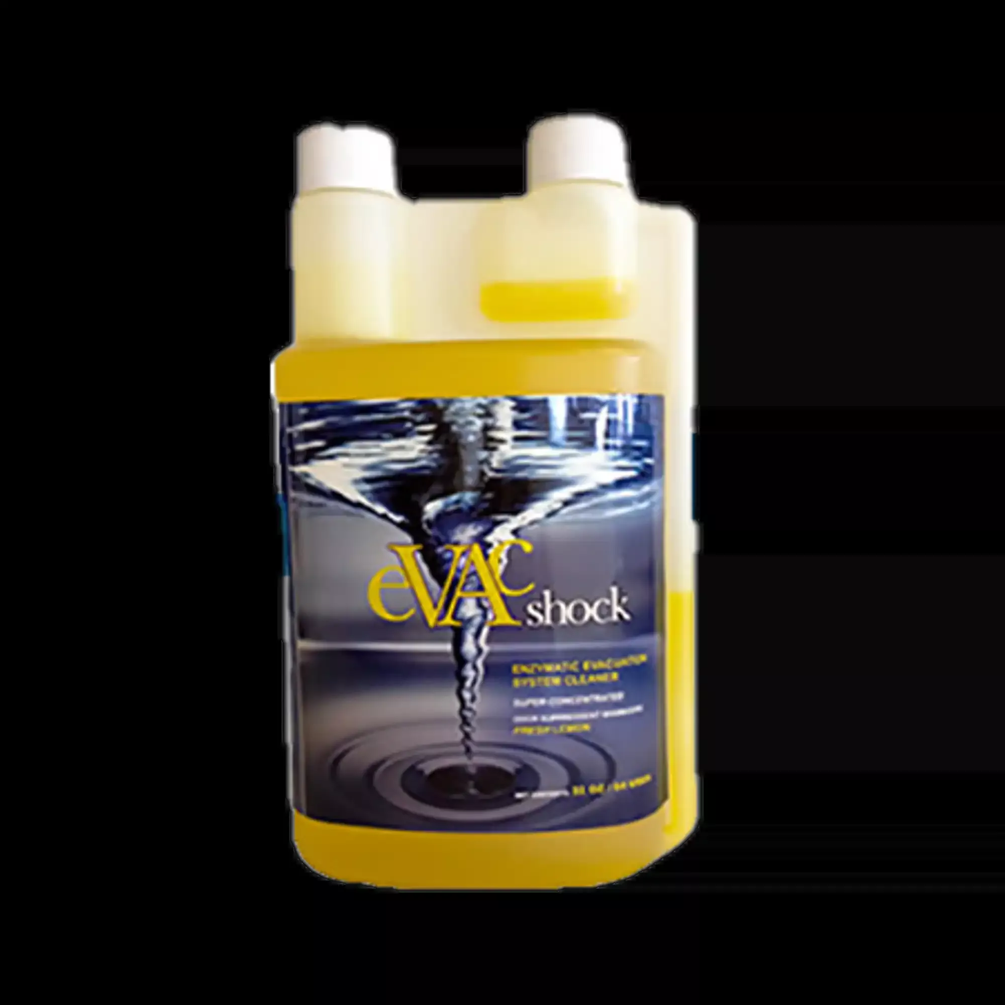 Evac Shock Evacuation System Cleaner 32Oz Concentrate. Fresh Lemon Scent. Non-Foaming
