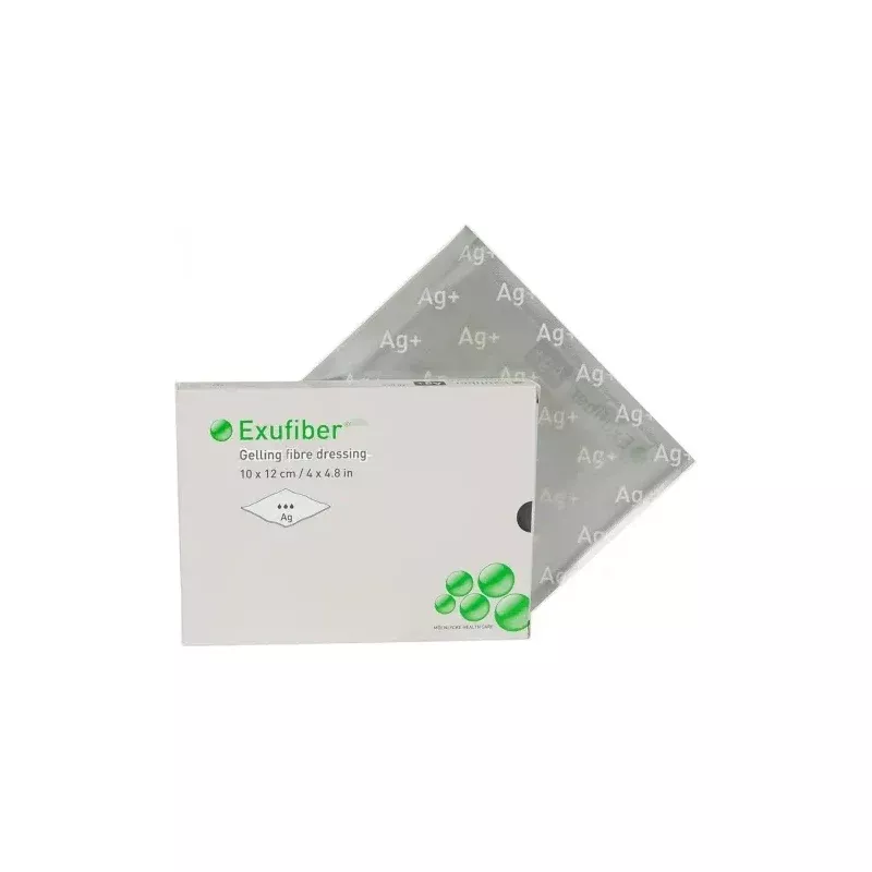 Exufiber Gelling Fiber Wound Dressing, 4" X 4"- 1 Each