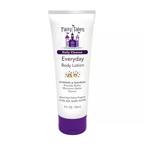 Fairy Tales Kids Body Lotion - Hydrating Non-Toxic Formula with Aloe & Avocado - 8 oz
