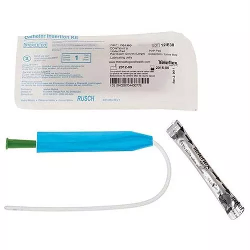 Flocath Quick Hydrophilic Closed System Catheter Kit 8 Fr- 1 Each