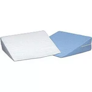 Foam Bed Wedge, White Cover, 10" X 24" X 24"- 1 Each