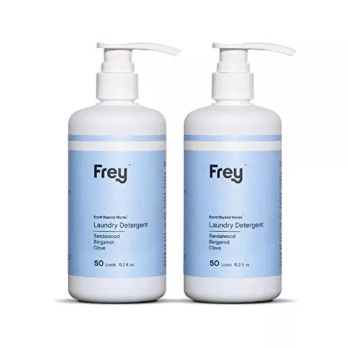 FREY Concentrated Laundry Detergent - Natural Cleaning Power, Biodegradable Ingredients - 50 Loads