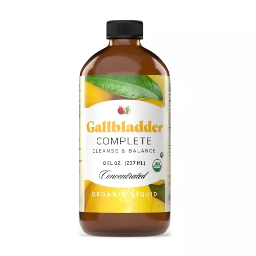 Gallbladder Complete Organic Liquid Concentrate - Metabolism & Bile Support, 8oz