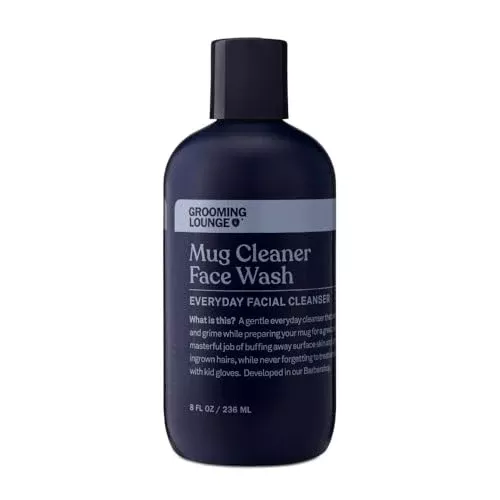Grooming Lounge Face Cleanser - Hydrating, Gentle for Sensitive Skin, 8oz