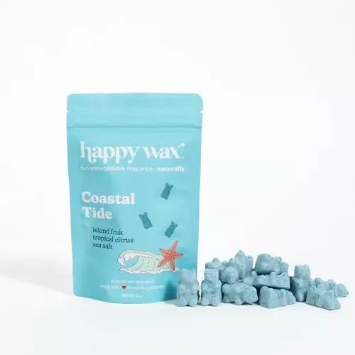 Happy Wax Summer Scented Soy Wax Melts - Non-Toxic, Long-Lasting Aroma, Hand-Poured - 8oz