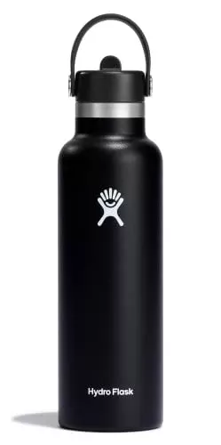 Hydro Flask Water Bottle - Keeps Drinks Hot/Cold for Hours, BPA-Free, Leakproof - 21oz