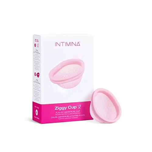 Intimina Ziggy Cup 2 - Extra-Thin, Body-Safe Menstrual Cup, Leak-Proof Design, Size A