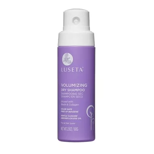 Luseta Volumizing Dry Shampoo - Absorbs Oil, Enriched with Biotin & Argan Oil - 2.1oz Travel Size