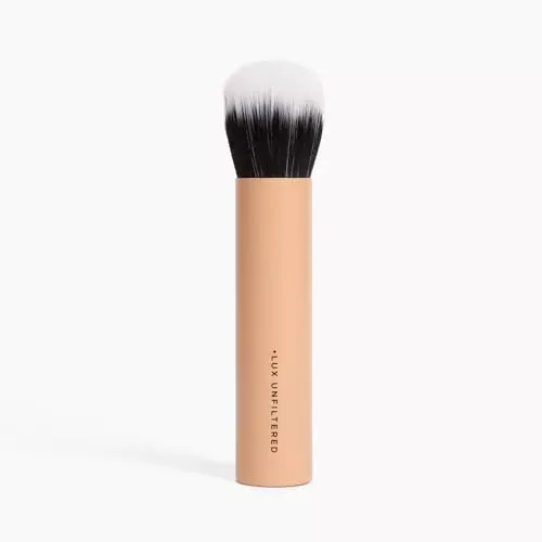 + Lux Unfiltered Blending Face Brush - Flawless Application, Vegan & Cruelty Free - Makeup Tool
