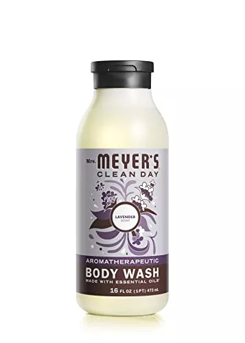 Mrs. Meyer's Body Wash - Moisturizing Lavender Scent, Dermatologically Tested - 16oz