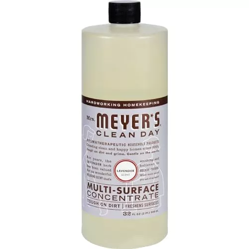Mrs. Meyer's Clean Day Multi-Surface Cleaner - Tough on Dirt, Biodegradable Lavender, 32oz - 2 Pack